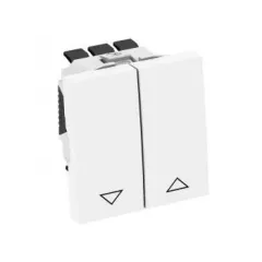   Obo Bettermann 6120950 RS-BS RW1 Redőnykapcsoló    10 A, 250 V hófehér