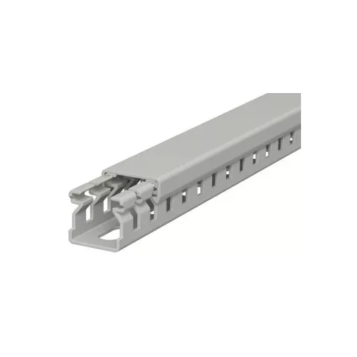 Obo Bettermann 6178001 LK4 15015 vezetékrendező csatorna 15x15x2000 kőszürke