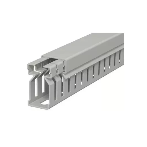 Obo Bettermann 6178003 LK4 30015 vezetékrendező csatorna 30x15x2000 kőszürke