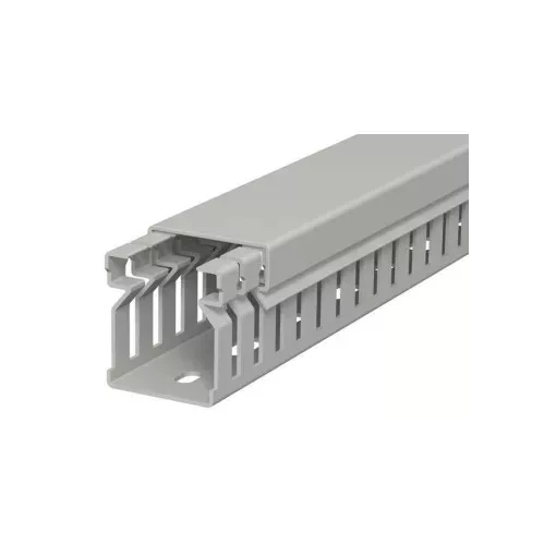 Obo Bettermann 6178005 LK4 30025 vezetékrendező csatorna 30x25x2000 kőszürke
