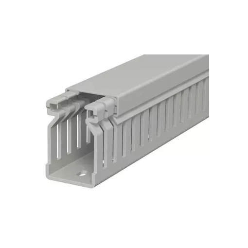 Obo Bettermann 6178010 LK4 40025 vezetékrendező csatorna 40x25x2000 kőszürke