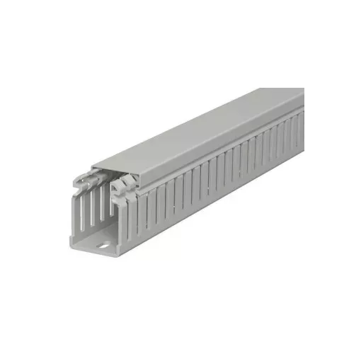 Obo Bettermann 6178312 LKV 50037 vezetékrendező csatorna 50x37,5x2000 kőszürke