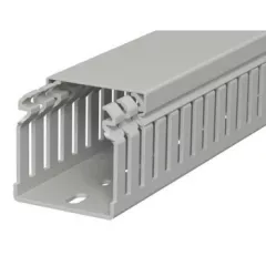   Obo Bettermann 6178314 LKV 50050 vezetékrendező csatorna 50x50x2000 kőszürke