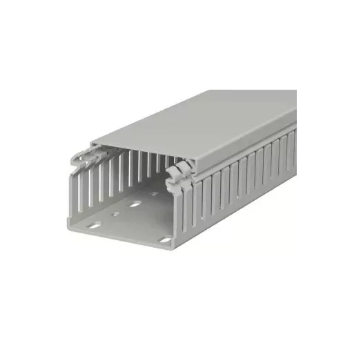 Obo Bettermann 6178316 LKV 50075 vezetékrendező csatorna 50x75x2000 kőszürke