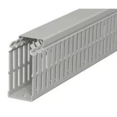   Obo Bettermann 6178422 LKV N 75037 vezetékrendező csatorna 75x37,5x2000 kőszürke