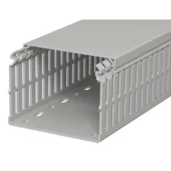   Obo Bettermann 6178428 LKV N 75100 vezetékrendező csatorna 75x100x2000 kőszürke
