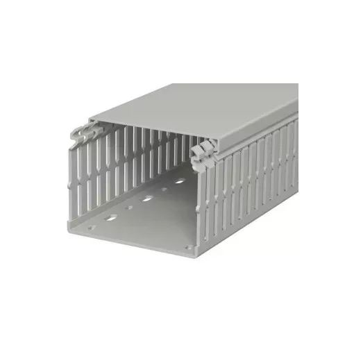 Obo Bettermann 6178428 LKV N 75100 vezetékrendező csatorna 75x100x2000 kőszürke