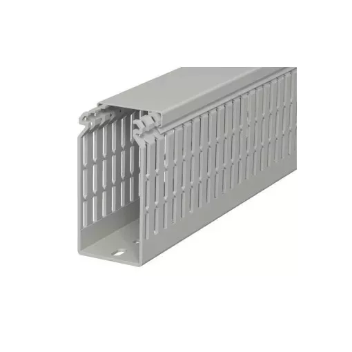 Obo Bettermann 6178437 LKV N 10050 vezetékrendező csatorna 100x50x2000 kőszürke