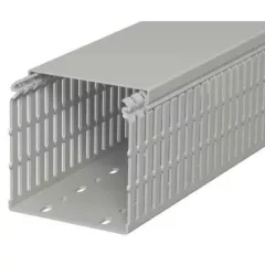   Obo Bettermann 6178441 LKV N 100100 vezetékrendező csatorna 100x100x2000 kőszürke