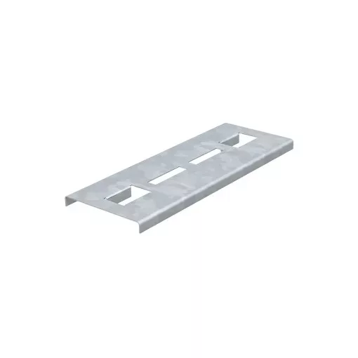 Obo Bettermann 6222951 SAB30 FS létrafok-kilépőlemez funkciótartáshoz 280x140x16,5 FS szalaghorganyzott, DIN EN 10346