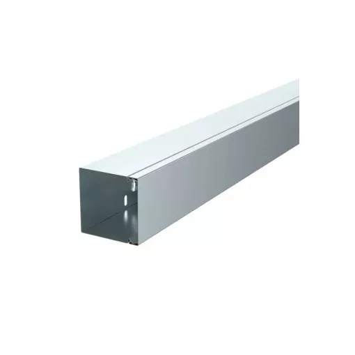 Obo Bettermann 6247194 LKM80080FS Vezetékrendező csatorna fenékperforációval 80x80x2000 (szalaghorganyzott), DIN EN 10346