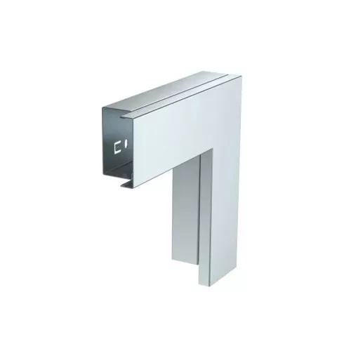 Obo Bettermann 6247504 LKM F40060FS lapos sarokelem felső résszel 40x60mm (szalaghorganyzott), DIN EN 10346