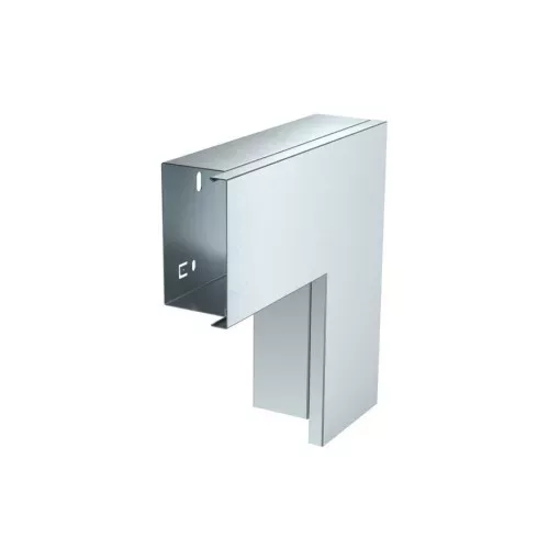 Obo Bettermann 6248004 LKM F60100FS lapos sarokelem felső résszel 60x100mm (szalaghorganyzott), DIN EN 10346