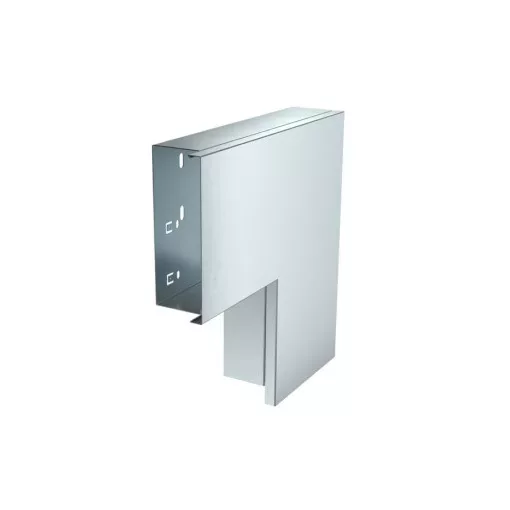 Obo Bettermann 6248012 LKM F60150FS lapos sarokelem felső résszel 60x150mm (szalaghorganyzott), DIN EN 10346