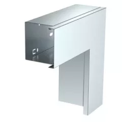   Obo Bettermann 6248328 LKM F80080FS  lapos sarokelem felső résszel darab 80x80mm (szalaghorganyzott), DIN EN 10346