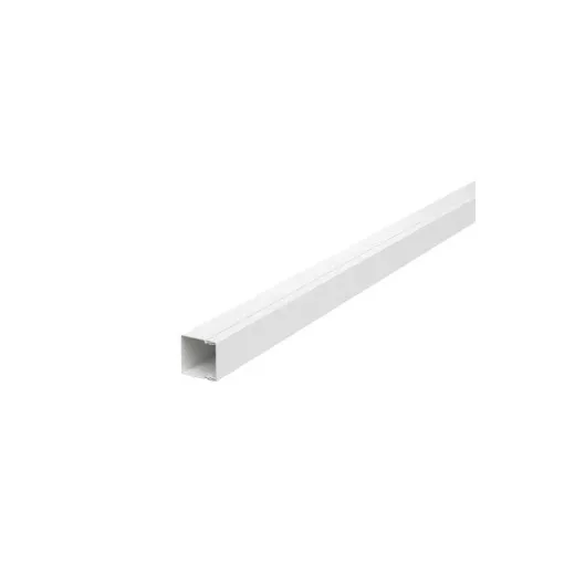 Obo Bettermann 6248489 LKM30030RW vezetékrendező csatorna fenékperforálással 30x30x2000 szalaghorganyzott / műanyag bevonatú, DIN EN 10346 hófehér