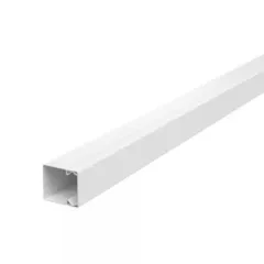   Obo Bettermann 6248497 LKM40040RW vezetékrendező csatorna fenékperforálással 40x40x2000 szalaghorganyzott / műanyag bevonatú, DIN EN 10346 hófehér
