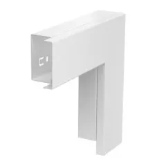   Obo Bettermann 6249000 LKM F40060RW lapos sarokelem felső résszel 40x60mm szalaghorganyzott / műanyag bevonatú, DIN EN 10346 hófehér