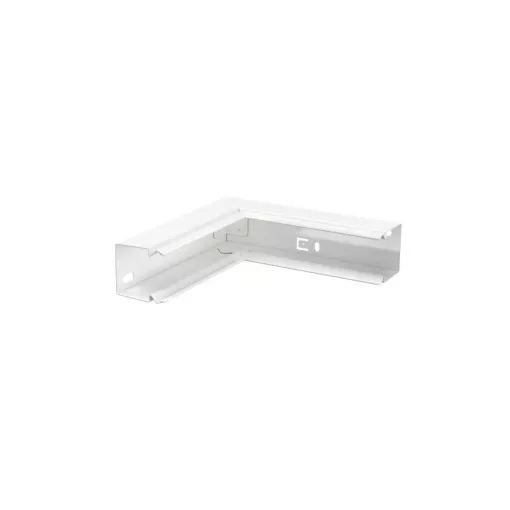 Obo Bettermann 6249175 LKM I40060RW belső sarokelem 40x60mm szalaghorganyzott / műanyag bevonatú, DIN EN 10346 hófehér