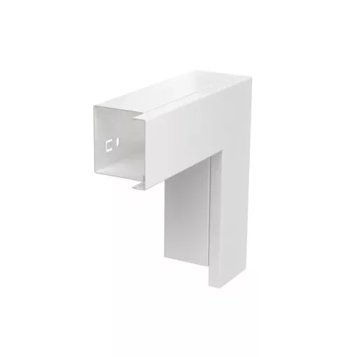 Obo Bettermann 6249485 LKM F60060RW lapos sarokelem felső résszel 60x60mm szalaghorganyzott / műanyag bevonatú, DIN EN 10346 hófehér