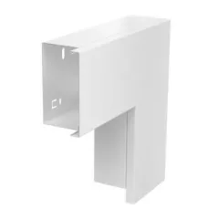   Obo Bettermann 6249507 LKM F60100RW lapos sarokelem felső résszel 60x100mm szalaghorganyzott / műanyag bevonatú, DIN EN 10346 hófehér