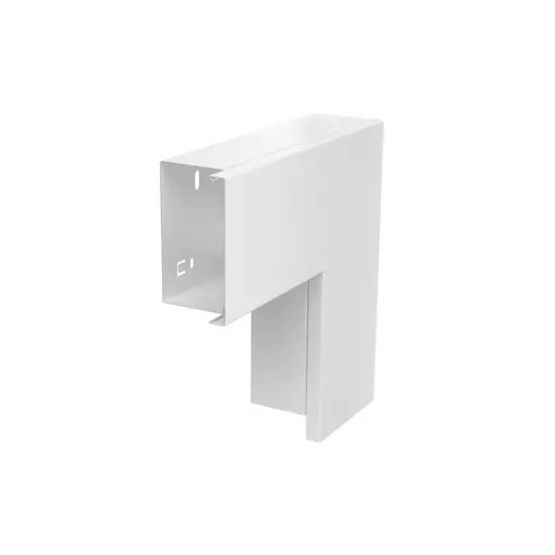 Obo Bettermann 6249507 LKM F60100RW lapos sarokelem felső résszel 60x100mm szalaghorganyzott / műanyag bevonatú, DIN EN 10346 hófehér