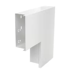   Obo Bettermann 6249515 LKM F60150RW lapos sarokelem felső résszel 60x150mm szalaghorganyzott / műanyag bevonatú, DIN EN 10346 hófehér
