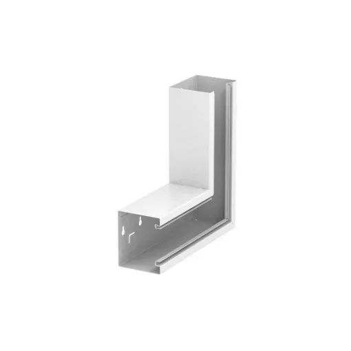 Obo Bettermann 6277120 GS-SFS90110RW acél csatornához Lapos sarokelem szimmetrikus 90x110mm hófehér