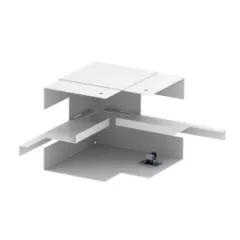   Obo Bettermann 6277140 GS-SI90110RW acél csatornához belső könyök szimmetrikus előszerelt 90x110mm hófehér