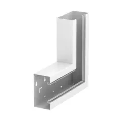   Obo Bettermann 6277220 GS-SFS70130RW acél csatornához Lapos sarokelem szimmetrikus 70x130mm hófehér
