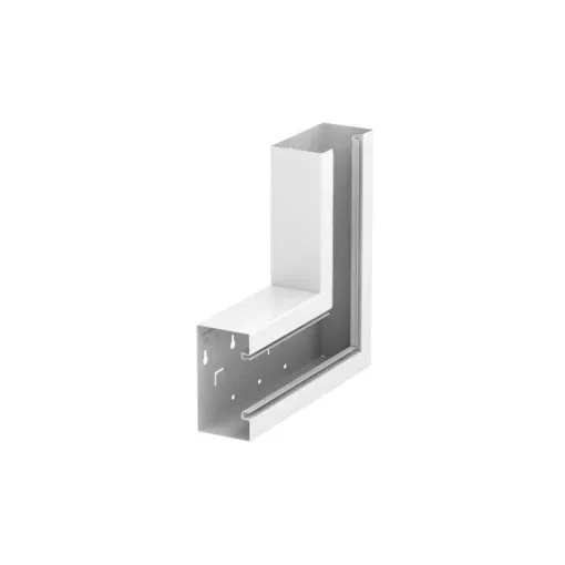 Obo Bettermann 6277220 GS-SFS70130RW acél csatornához Lapos sarokelem szimmetrikus 70x130mm hófehér