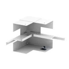   Obo Bettermann 6277240 GS-SI70130RW acél csatornához belső könyök szimmetrikus előszerelt 70x130mm hófehér