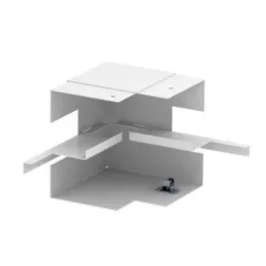   Obo Bettermann 6277340 GS-SI90130RW acél csatornához belső könyök szimmetrikus előszerelt 90x130mm hófehér