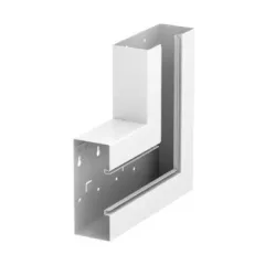   Obo Bettermann 6277620 GS-SFS70170RW acél csatornához Lapos sarokelem emelkedő szimmetrikus 70x170mm hófehér