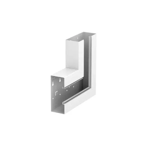 Obo Bettermann 6277620 GS-SFS70170RW acél csatornához Lapos sarokelem emelkedő szimmetrikus 70x170mm hófehér
