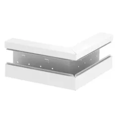   Obo Bettermann 6277810 GS-AA70170RW acél csatornához külső sarokelem aszimmetrikus 70x170mm hófehér