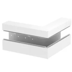   Obo Bettermann 6278110 GS-AA90210RW acél csatornához külső sarokelem aszimmetrikus 90x210mm hófehér