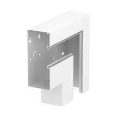   Obo Bettermann 6278130 GS-AFF90210RW acél csatornához Lapos sarokelem eső aszimmetrikus 90x210mm hófehér