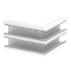   Obo Bettermann 6278410 GS-DA70210RW acél csatornához külső könyök szimmetrikus 70x210mm hófehér