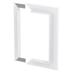   Obo Bettermann 6279050 G-AWAG90210RW Fali takarókeret zárt kivitel 278x25x158 hófehér