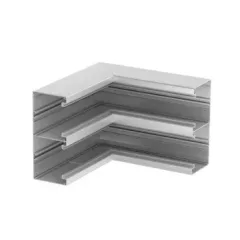   Obo Bettermann 6279643 GA-DI90210EL belső sarokelem alumínium szimmetrikus kétrekeszes csatornához 90x210mm eloxált