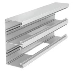   Obo Bettermann 6279663 GA-DT90210EL T elem alumínium szimmetrikus kétrekeszes csatornához 90x210mm eloxált