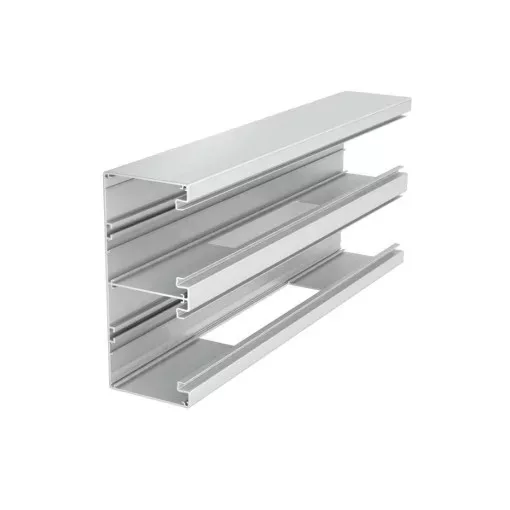 Obo Bettermann 6279663 GA-DT90210EL T elem alumínium szimmetrikus kétrekeszes csatornához 90x210mm eloxált