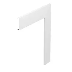   Obo Bettermann 6279860 GS-OTFRW acél csatornához lapos sarokelemfedél 80-as nyíláshoz 300x80mm hófehér