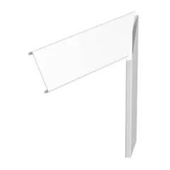   Obo Bettermann 6287070 FUOP3RW felső rész lapos sarokelemhez, eső, pult 80x300mm hófehér