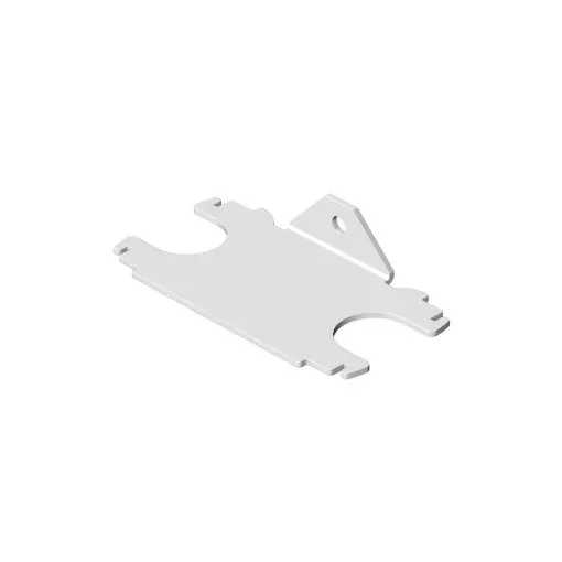 Obo Bettermann 6290150 ISSBW70140RW rögzítő sarokösszekötő szalaghorganyzott / műanyag bevonatú, DIN EN 10346 hófehér