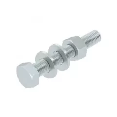   Obo Bettermann 6408478 SKS 12x130 F hatlapfejű csavar anyával és alátéttel M12x130 F tűzihorganyzott, DIN 267, Teil 10