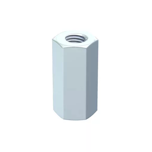 Obo Bettermann 6410154 - 12005 M8 V2A - Összekötő karmantyú menetes szárakhoz M8x30mm