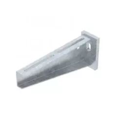   Obo Bettermann 6418554 AW 55 21 FT fali és oszlopkonzol ráhegesztett fejlemezzel B210mm FT merítetten tűzihorganyzott, DIN EN ISO 1461