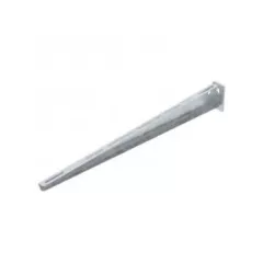   Obo Bettermann 6420826 AW 15 61 FT fali és oszlopkonzol ráhegesztett fejlemezzel B610mm FT merítetten tűzihorganyzott, DIN EN ISO 1461